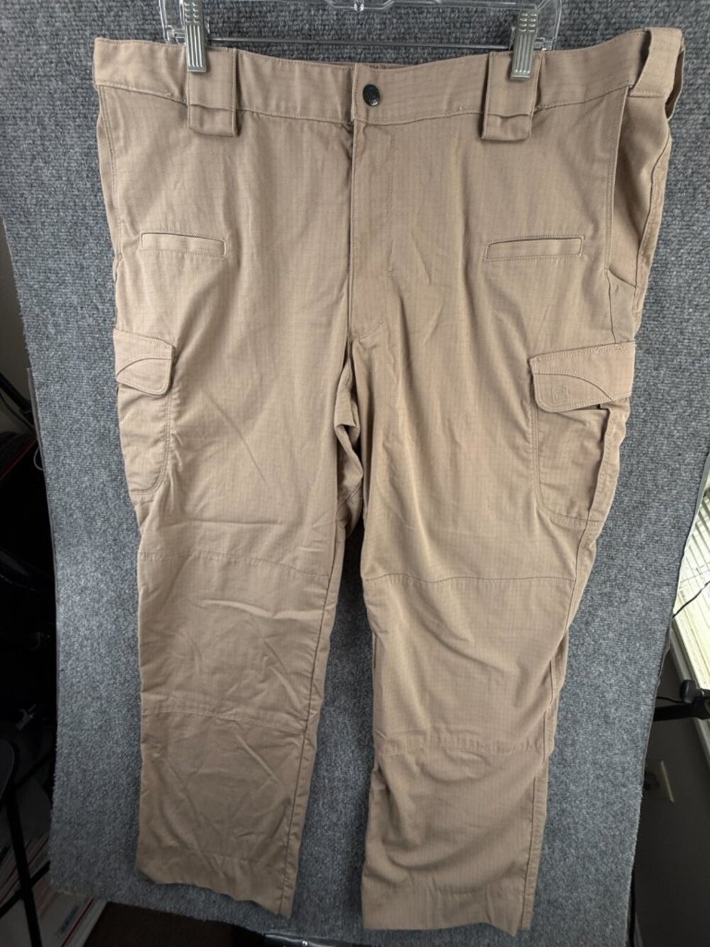5.11 Tactical Stryke Pants Men Beige Canvas Cargo Pockets Utility TLBLIN-1893